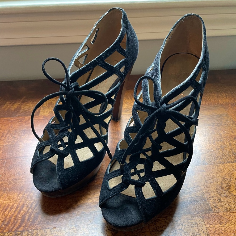 Jessica Simpson Birdcage Heels
